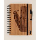 Gravírozott bambuszfüzet (többféle mintával)