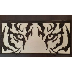 Tigris fej fali dekoráció