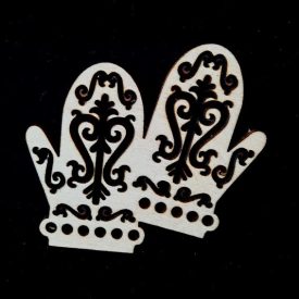 Karácsonyi dísz 4. (kesztyű)