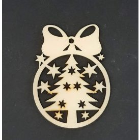 Karácsonyi dísz 7. (masnival)