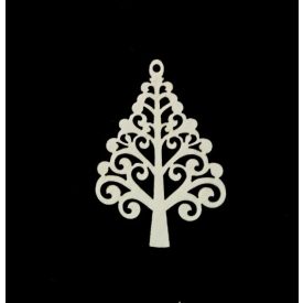 Karácsonyi dísz 8. (karácsonyfa alakú)